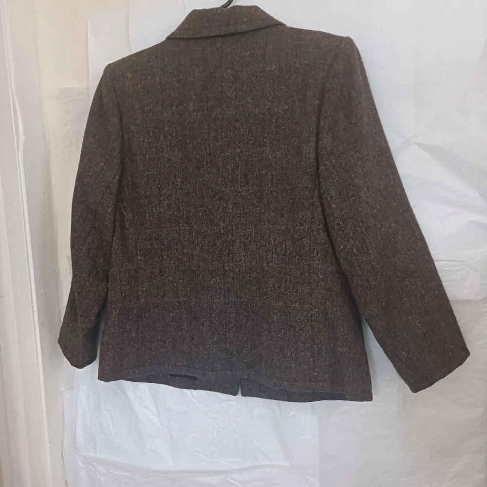 ♥️Saint Laurent rive gauche wool blend vintage blazer size 46 - Picture 12 of 13